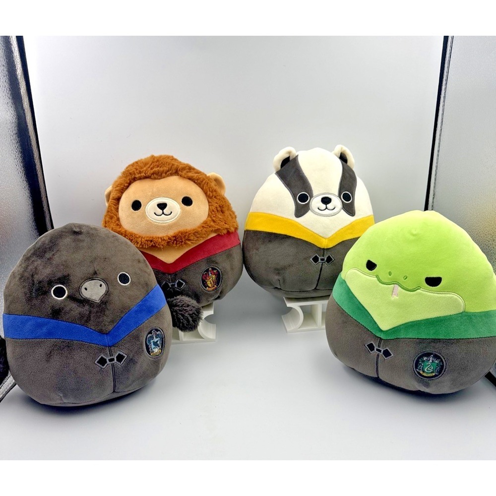 Squishmallow 8" Harry Potter all 4 Mascots Gryffindor Hufflepuff Slytherin Raven